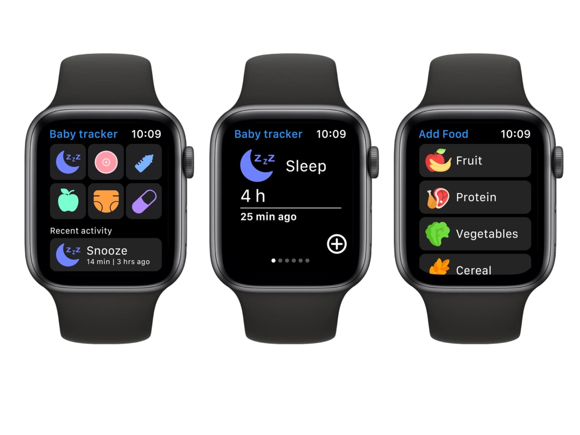 Baby tracker para Apple Watch.